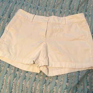 A pair of white shorts from Ann Taylor